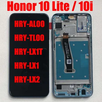 Za Huawei Honor 10 Lite LCD-Zaslon Za Čast 10i HRY-LX1 HRY-LX2 HRY-AL00 LCD HRY-TL00, Zaslon na Dotik, Računalnike Skupščine Okvir